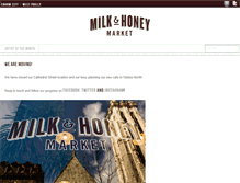 Tablet Screenshot of milkandhoneybaltimore.com